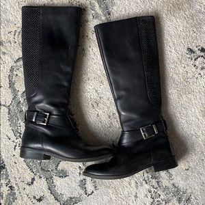 Clarks Knee High Riding Boots Leather 7.5